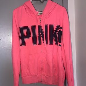 Bright pink PINK sweater